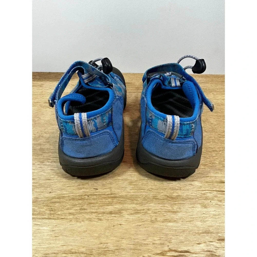 Keen Newport H2 Blue Camo Waterproof Hiking Sport Sandals Womens 6 EU 39